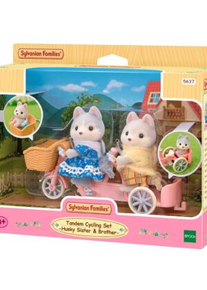 Sylvanian Families - Hermanos Husky En Tandem Set