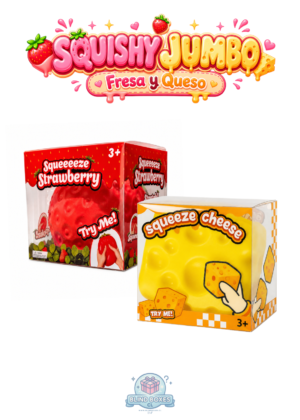 Squishy Jumbo Fresa y Queso